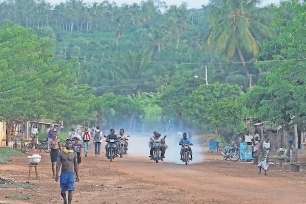Road in Togo Africa